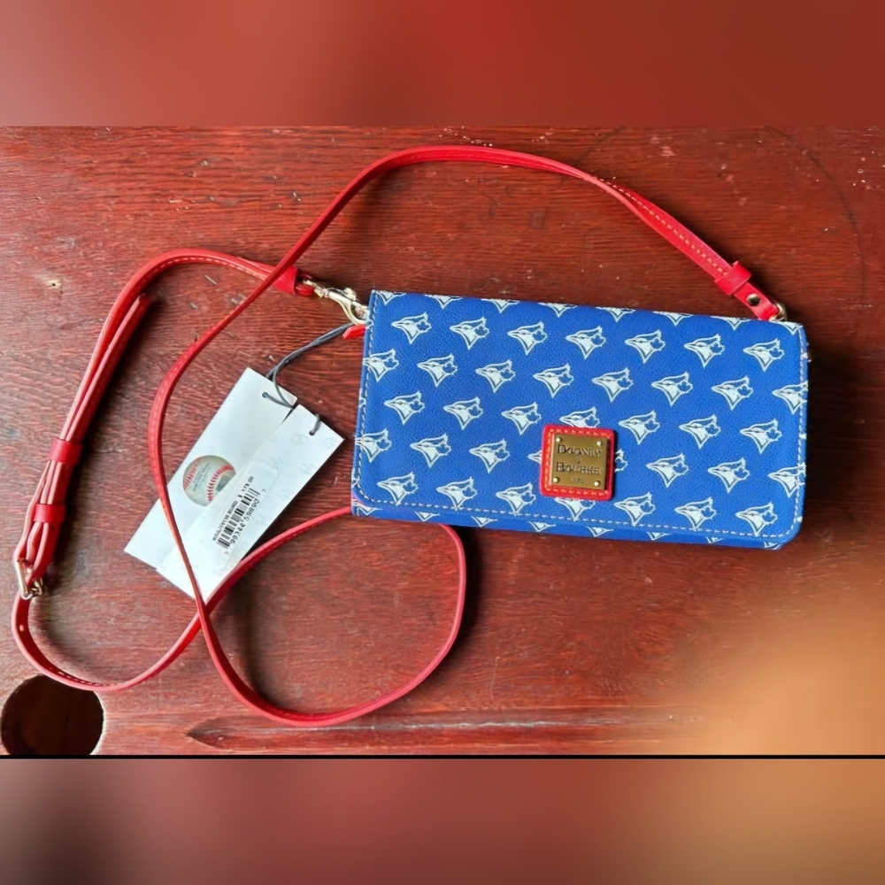 BNWT Dooney & Bourke Toronto Blue Jays Crossbody Bag Purse *giftable*